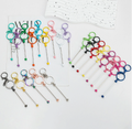 Colored Metal Keychain