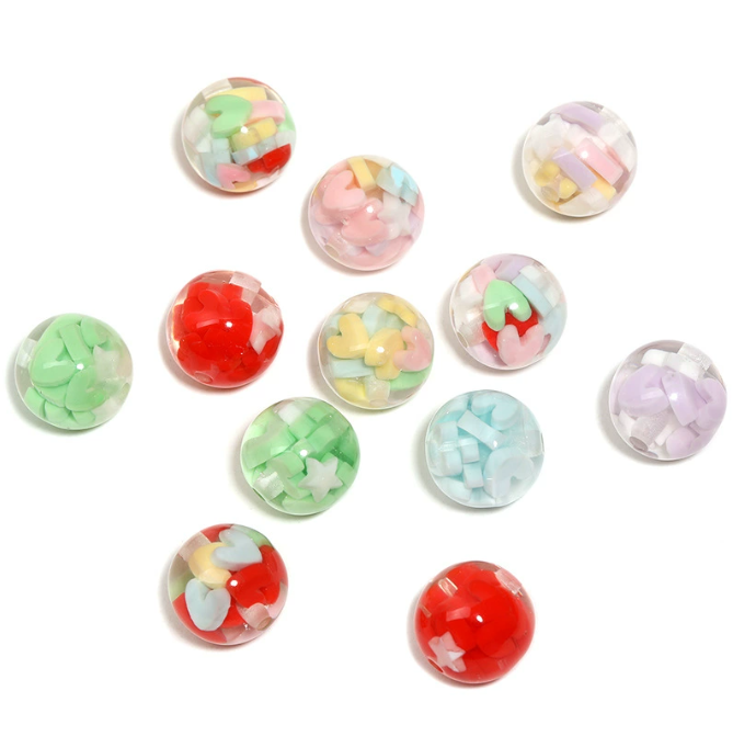 Confetti Beads 14mm