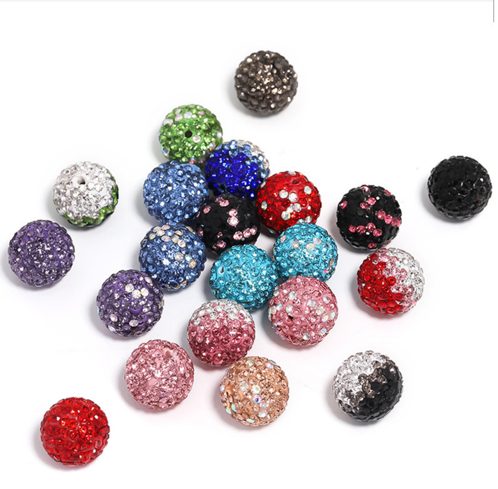 Rhinstone Beads 14mm