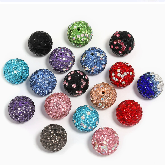 Rhinstone Beads 14mm