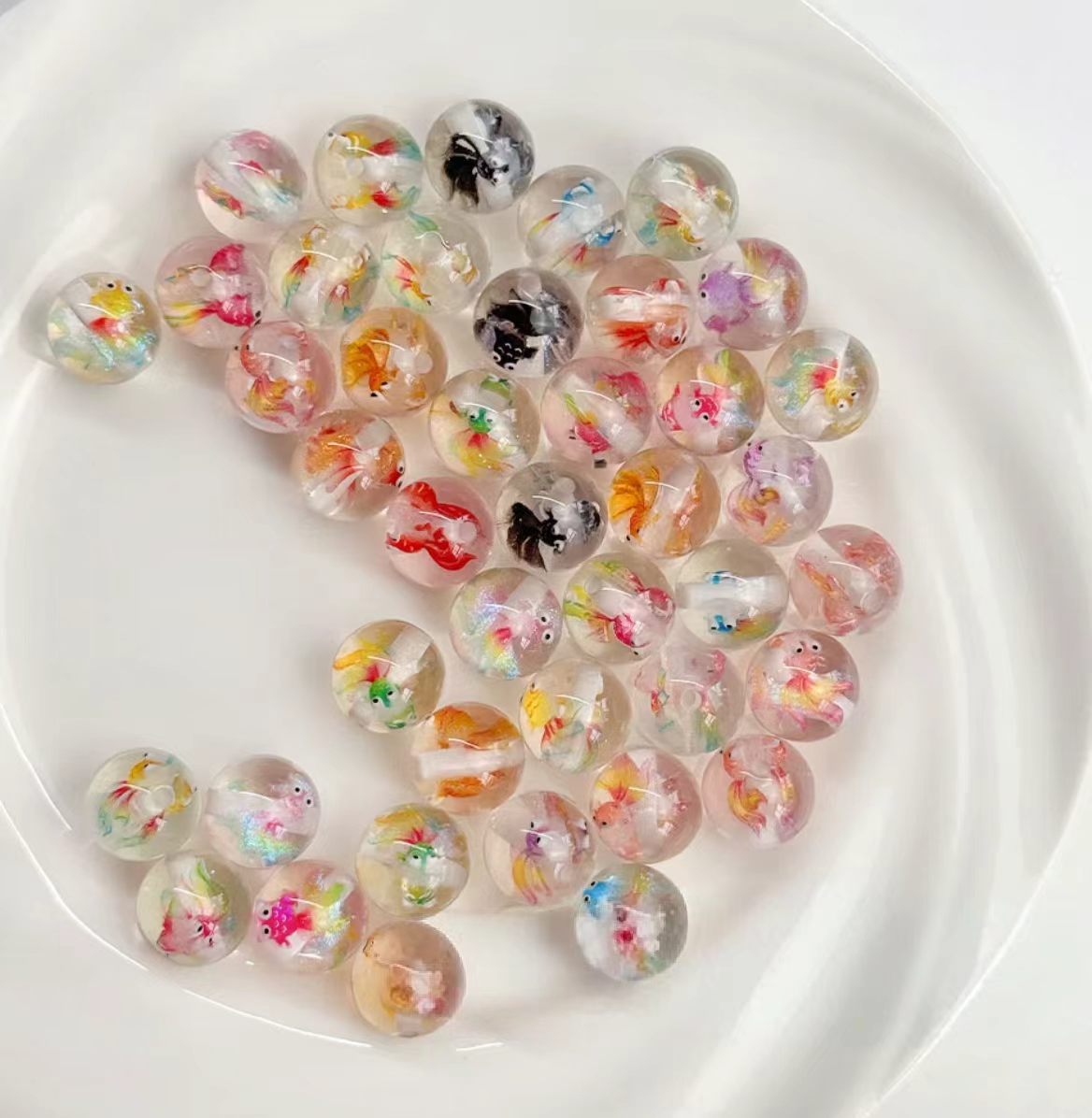Fish Beads 14mm