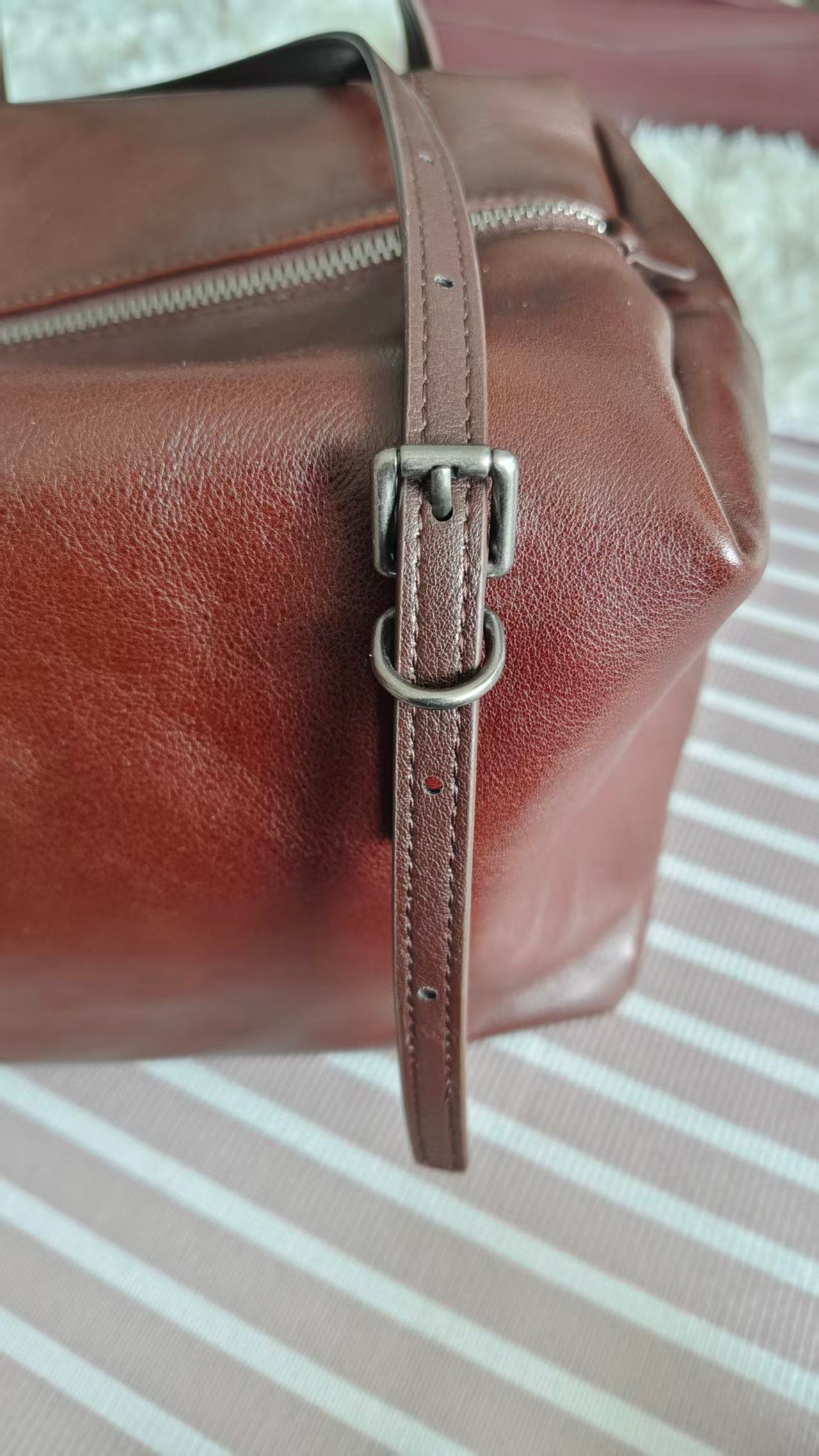 Ebony-Colored Travel Bag